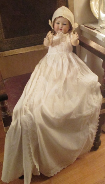 xxM961M Christning gown hand made 1863